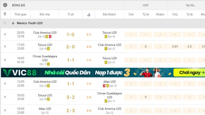 KQBD 247 thiết kế giao diện trực quan, dễ tìm kiếm các trận đấu bạn quan tâm